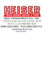 Mobile Screenshot of heiserbody.com